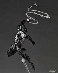 Kaiyodo Revoltech Amazing Yamaguchi Symbiote Spider-Man Black Action Figure New