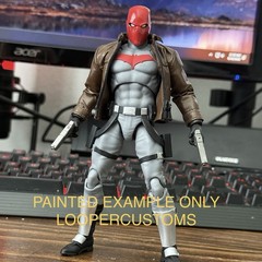 Red Hood CT Mafex Custom Unpainted 1/12 kit DC Loopercustoms 3d Parts Only