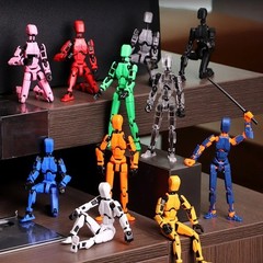 T13 Action Figure,Assembly Completed Dummy Nova Titan Lucky 13 Action Figure 3D