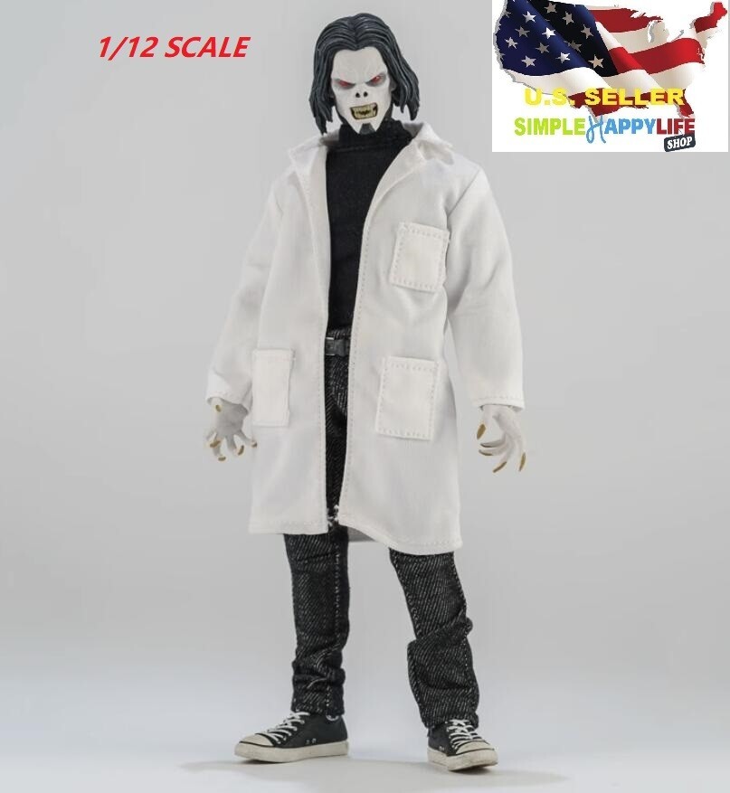 1/12 White lab coat for 6″ figure doctor SHF Nota Mezco MixMax PHICEN ❶USA❶