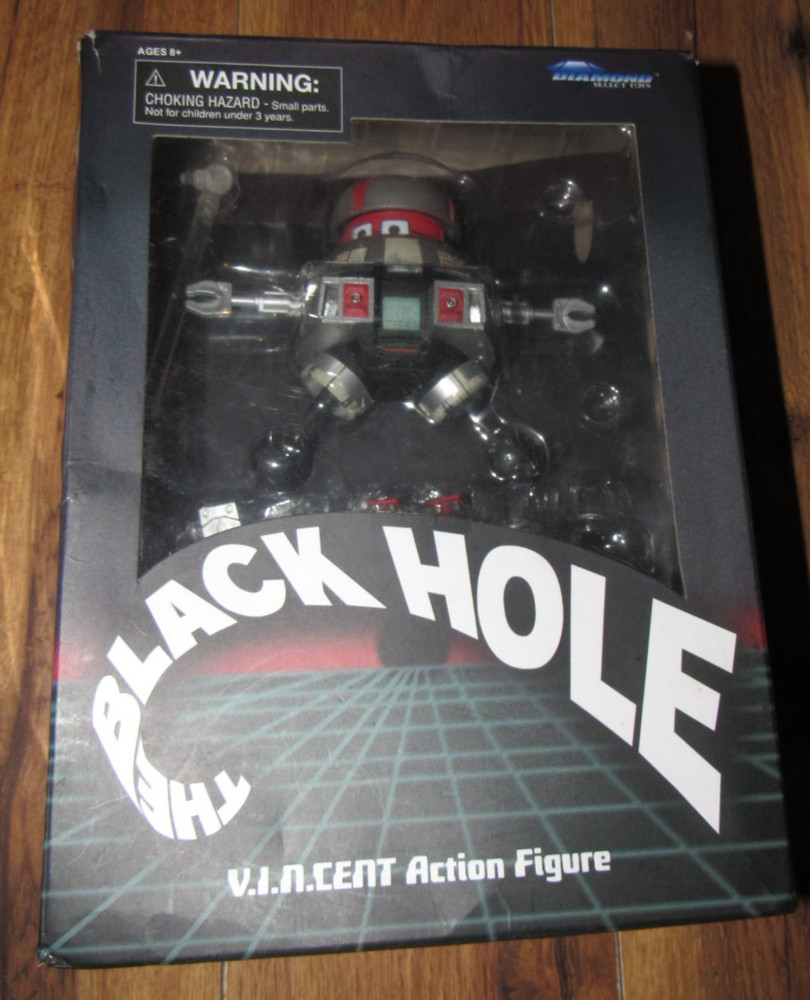 Disney Diamond Select Black Hole V.I.N.CENT action figure complete damaged box