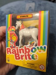 🌈 40 Years of Rainbow Brite – Starlite 2.5″ Collectible Figure NEW 🐴 ⭐ ✨ 🌈