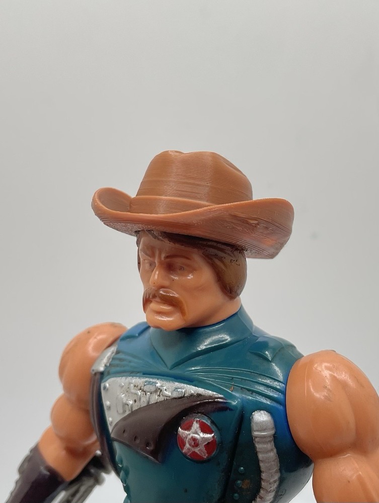 Vintage Rio BLAST MOTU Cowboy Hat Custom Accessory Masters of the Universe 1985
