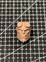 1/12 1/4 1/6 1/18 Unpainted Hellboy Comics Baron Head Carved Model Toys