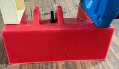1980 Ideal Evil Knievel Team America Red White Blue Energizer Launcher Working