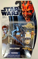 Hasbro Star Wars Clone Wars Aayla Secura 3 3/4 Inch Action Figure Sealed #CW14