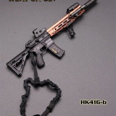 Mini Toys 1:6 Scale Assault Rifle Weapon Gun for 12” Male Action Figure