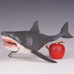 NECA 1975 The Game of Jaws 50th Anniversary Great White Shark 18″ Action Figure