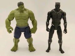 2017 Hasbro Marvel’s Avengers 6″ The Hulk & Black Panther Action Figures