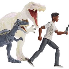 Jurassic World Chaos Theory: Darius & Baryonyx & Monolophosaurus Action