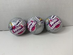 LOT OF 3 – Zuru 5 Surprise MINI BRANDS Series 3 Collectible Balls Figure Set NEW
