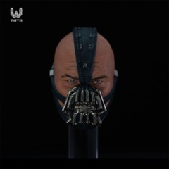 1/6 Dark Knight Bane Tom Hardy Head Carving Model Toys