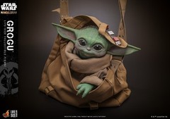 In Stock Hot Toys LMS015 Star Wars The Mandalorian 1:1 Grogu Life-Size Figure
