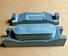 DIY Fingerboard Mold 3D Printed 40mm Wide With Fingerboard Shape