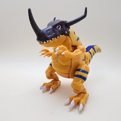DIGIMON (Vintage 1999) METALGREYMON Greymon 6″ Digivolving [100% COMPLETE]