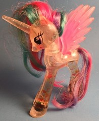 My Little Pony G4 Rainbow Shimmer Princess Celestia 4” Brushable Water Cuties