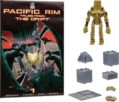 Pacific Rim GHERNO ALPHA JAEGER MARK 1 4” Figure & Comic Book McFarlane Toys NEW