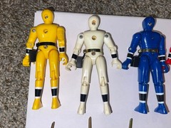 1995 Mighty Morphin Power Rangers Alien Rangers Complete Set All Weapons