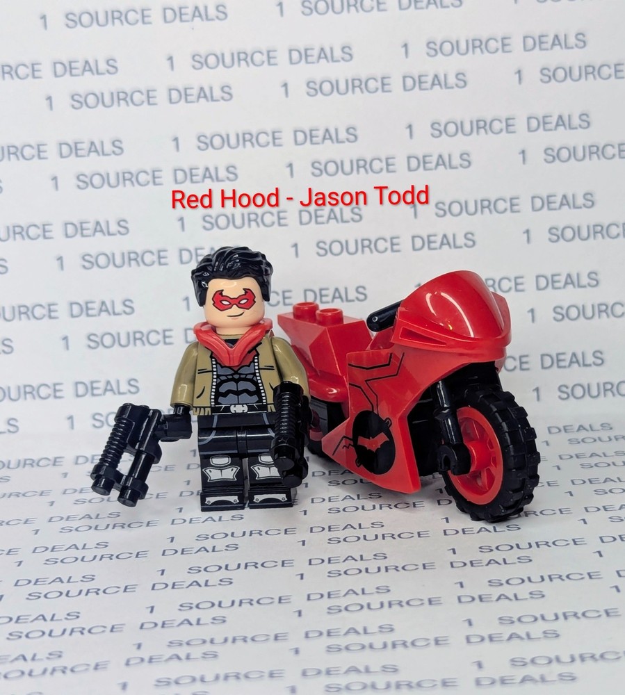 Red Hood Minifigure Jason Todd Mini Figure DC Universe – NEW (Read Description)