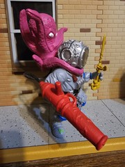 Tmnt Adventurers 1994 Deep Sea Divin Leo Custom Full Accessory Set Only