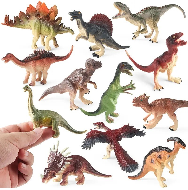 12pcs Dinosaur Animal Toy PVC Action Figure Kids Toys Party Children Gifts