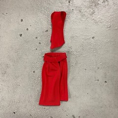 SU-DRE-ELE: Fabric red body suit & skirt for Marvel Legends Electra (No Figure)