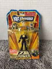 BLACK CANARY Dc Universe 75 Years of Super Power Sealed 3 3/4″ Figure & Button