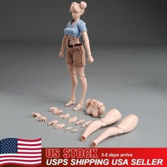 Romankey X COWL 1/12 Female Soldier Figure 6inch Pale Skin Joint Body Model Toys
