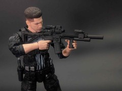 1/12 scale 3D printed SOPMOD M4 for classified valaverse marvel legends