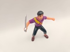 Purple pirate crew mate scary villain toy figure