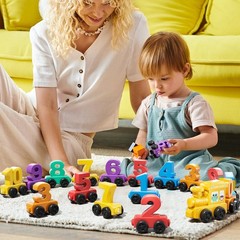 Magnet Number Train Set for Toddlers 3-4 Years Old – Counting , Color Sorting…