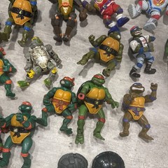17 Teenage Mutant Ninja Turtles Vintage 1990s TMNT. Parts Only None Complete