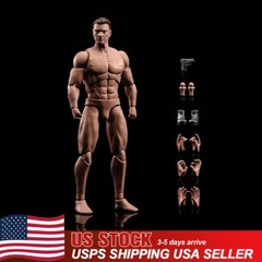 ANT AM116 1/12 Male Flexible Strong Muscular Body Head Sculpt 6in Action Figure