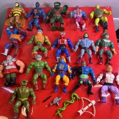 80’s Masters of the Universe Action Figures Lot of 16 Vintage MOTU He-Man
