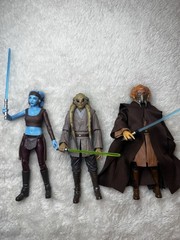 Star Wars Black Series Lot Kit Fisto Plo Koon Aayla Secura