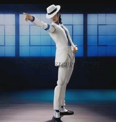 14cm SHF Michael Jackson Action Figure Smooth Criminal Moonwalk PVC.WWW