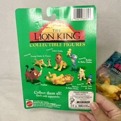 VINTAGE The Lion King Collecitble Figures Mattel 1994 Lot Of 5 SEALED DISNEY