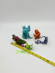 Monsters Inc Action Figures Lot BOO Randall Roz Deluxe Pack 6 PCS
