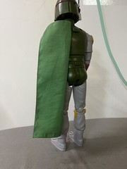 Custom 1979 KENNER STAR WARS 12″ BOBA FETT Green CAPE ACCESSORY (Cape Only)