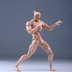 USA Romankey COWL 1/12 Male Action Figure Body 6in Pale Skin Joint Model w/Head