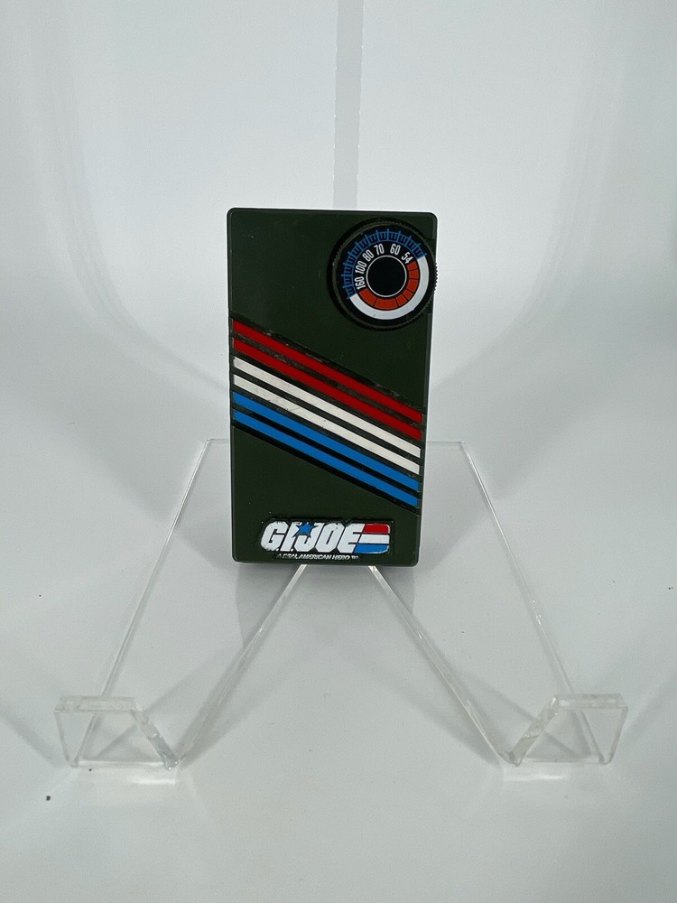 Vintage GI Joe AM Transistor Radio 1982 Good Used Condition No Battery Cover