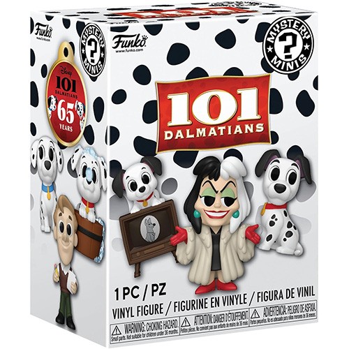 Funko Mystery Mini Vinyl Figure -Disney’s 101 Dalmatians – BLIND BOX [1 Random]