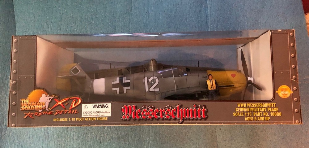 Ultimate Soldier XD Messerschmitt WWII German Military Plane 1:18 Scale Sealed
