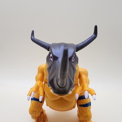 DIGIMON (Vintage 1999) METALGREYMON Greymon 6″ Digivolving [100% COMPLETE]