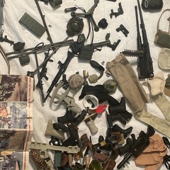 Vintage 1960s-1990s G.I. Joe Clothes & Accessories weapons shoes HUGE LOT