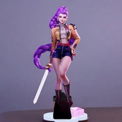 Fanart Figure Rumi airbrush painted 9.8 inch Adult 17+