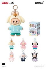 Pop Mart Labubu The Monsters x Hello Kitty And Friends Sanrio Plush Pendant
