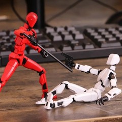 Titan13, Dummy 13, T13 Action Figure,Toy Robot, 3D Printed