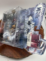 NIB 2003 Mezco Mez-Itz Army of Darkness ASH/EVIL ASH/POSSESSED WITCH Figures