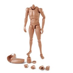 1/6 Standard Shoulder Male Body MX02-A Suntan Skin Strong Muscle Action Figure